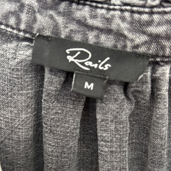 Rails Charcoal Ruffled Blouse - Picture 2 of 3